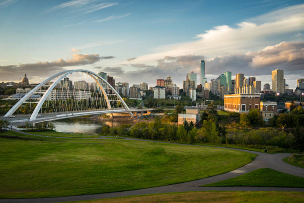 North Saskatchewan River Valley in Edmonton
